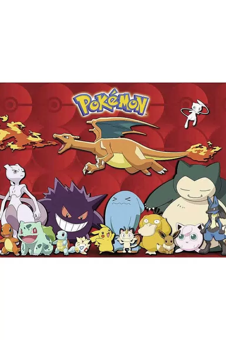 Pocket Monster Pokémon Til Børneværelset-Pokemon Ravensburger Puslespil Med 100 Brikker