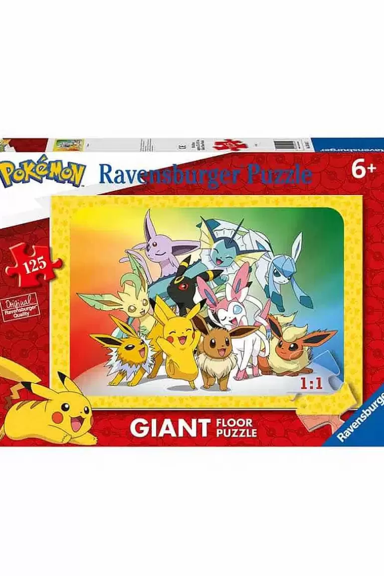 Pocket Monster Pokémon Til Børneværelset-Pokemon Ravensburger Puslespil Med 125 Brikker