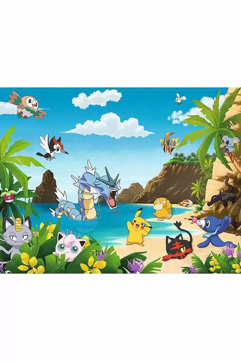 Pocket Monster Pokémon Til Børneværelset-Pokemon Ravensburger Puslespil Med 200 Brikker