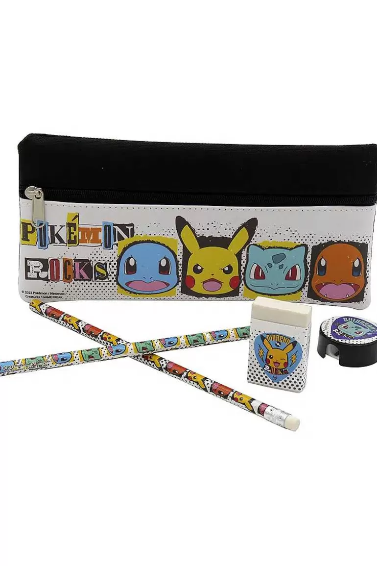 Pocket Monster Pokémon Skoleudstyr-Pokemon Skrivesaet Med Penalhus