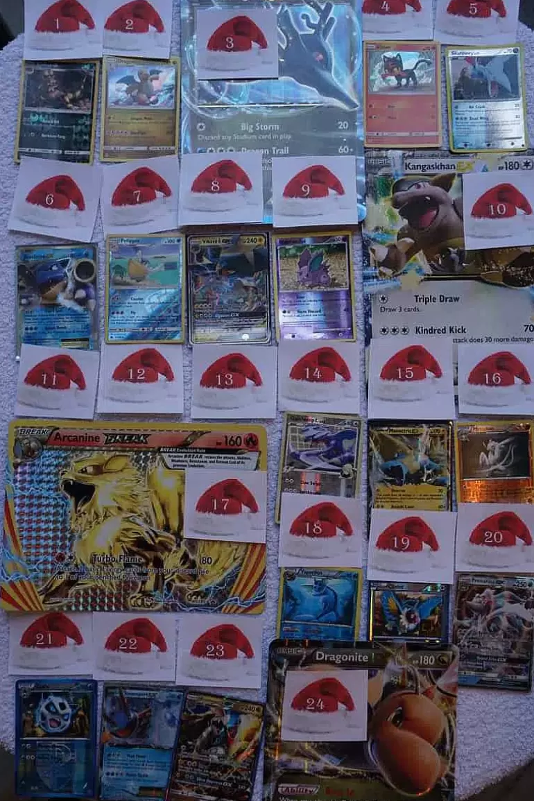 Pocket Monster Pokemon Julepakker Og Pakkekalendere-Pokemon V/Gx/Ex Og Store Kort Pakkekalender