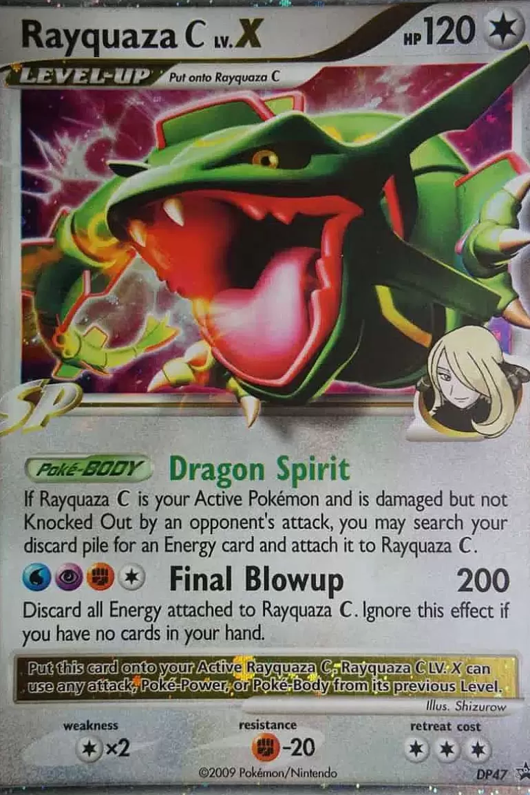 Pocket Monster Pokémon Kort-Rayquaza C Lv. X Dp47 Ultra Rare