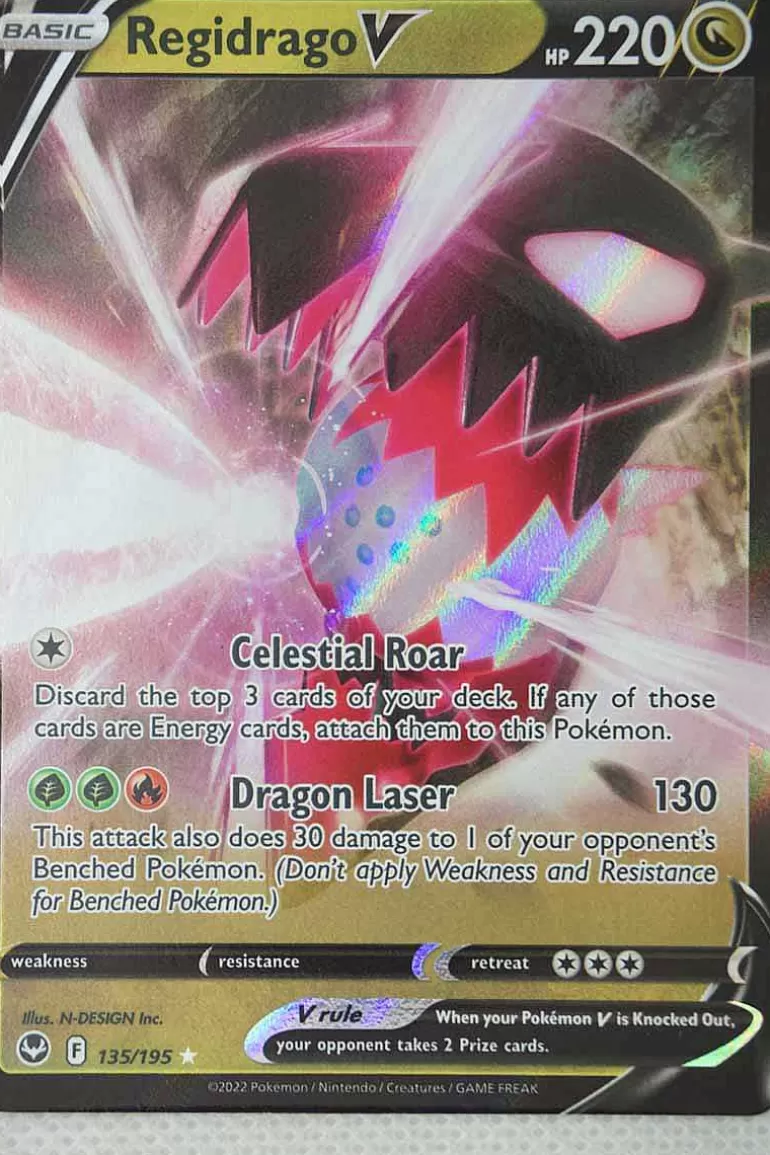Pocket Monster Pokémon Kort-Regidrago V 135/195