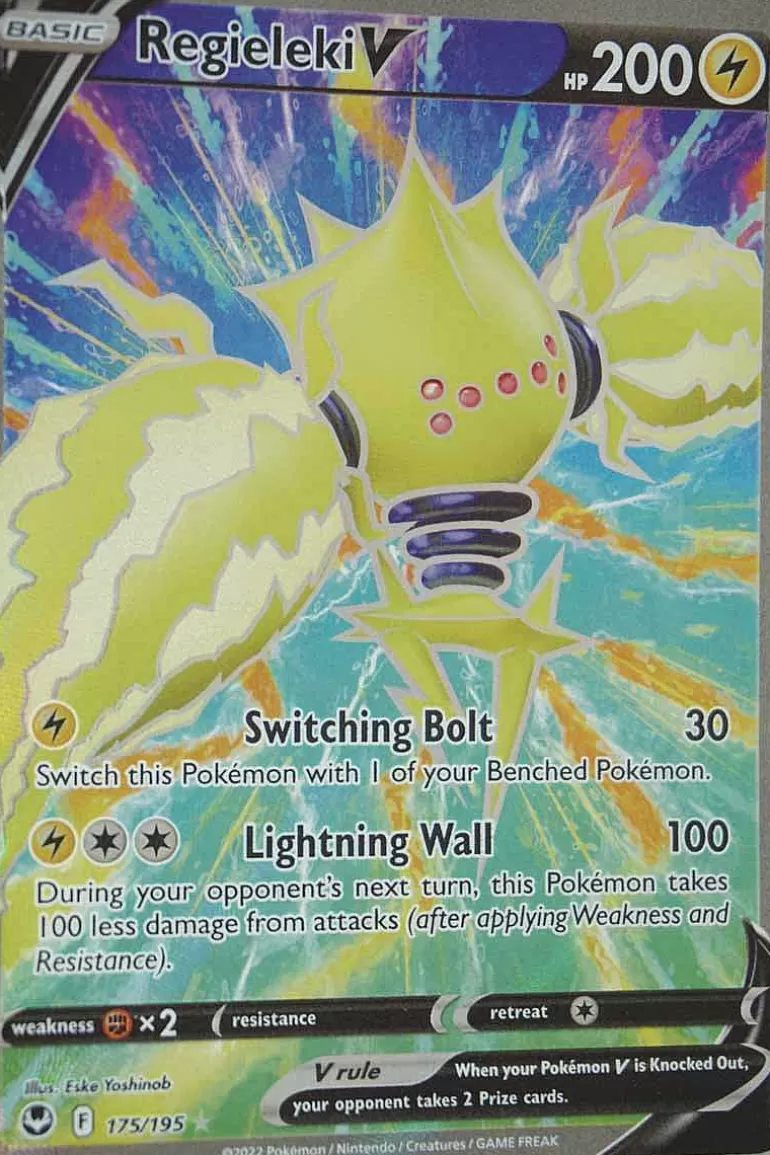 Pocket Monster Pokémon Kort-Regieleki V 175/195 Full Art