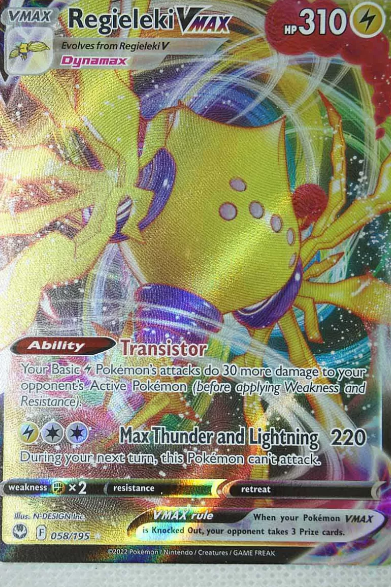 Pocket Monster Pokémon Kort-Regieleki Vmax 058/195