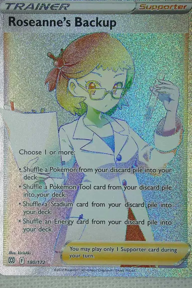 Pocket Monster Pokémon Kort-Roseanne'S Backup 180/172 Hyper Rare