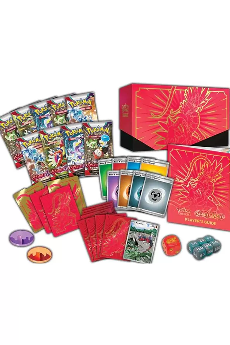 Pocket Monster Pokémon Kort-Scarlet & Violet Elite Trainer Box Med Koraidon