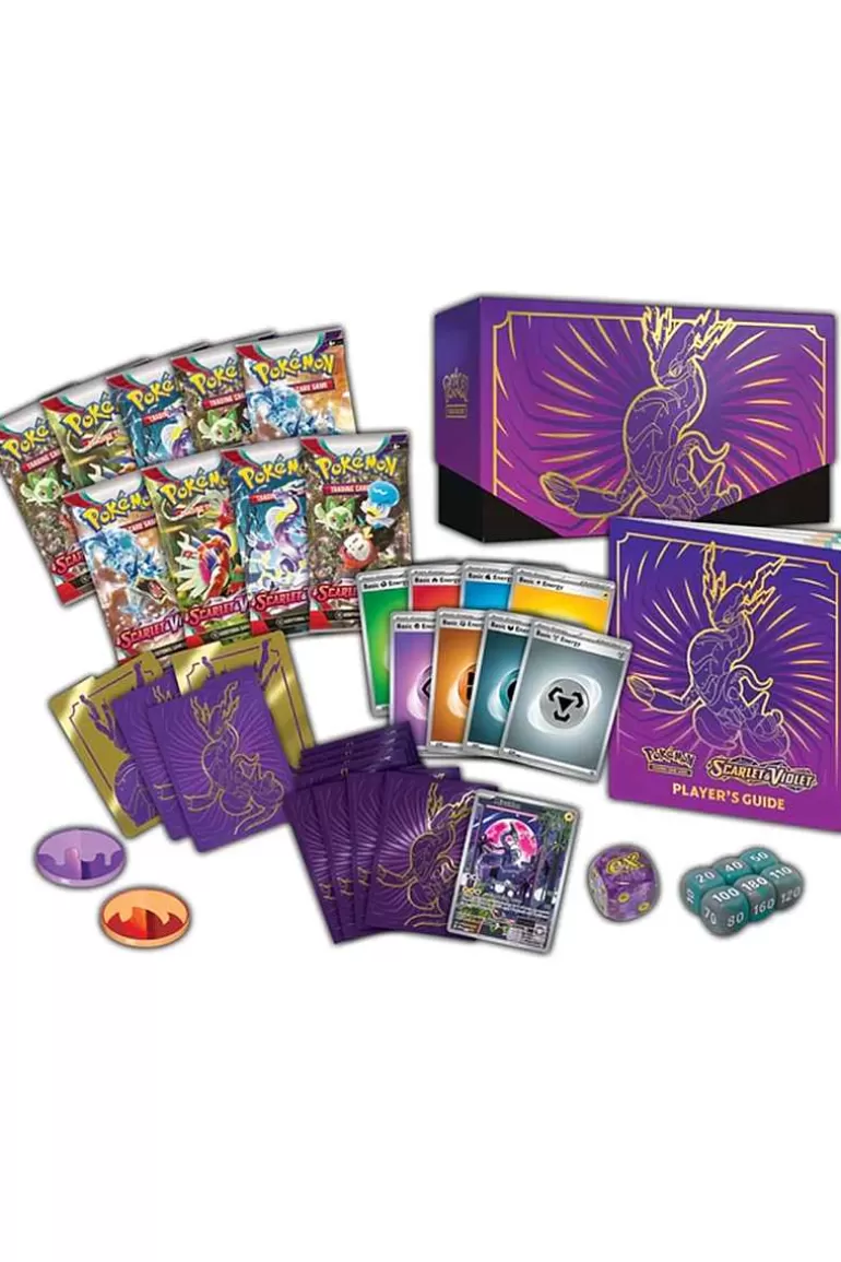 Pocket Monster Pokémon Kort-Scarlet & Violet Elite Trainer Box Med Miraidon