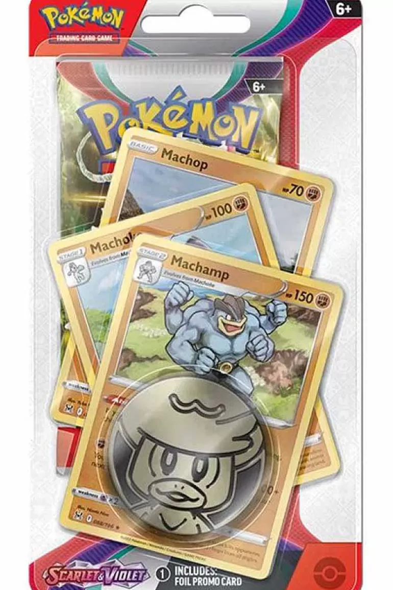 Pocket Monster Pokémon Kort-Scarlet & Violet Premium Blisterpakke Med Machamp
