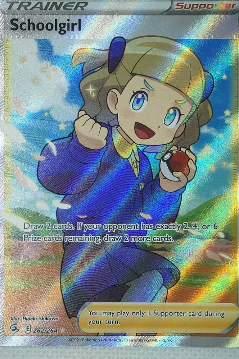 Pocket Monster Pokémon Kort-Schoolgirl 262/264 Full Art