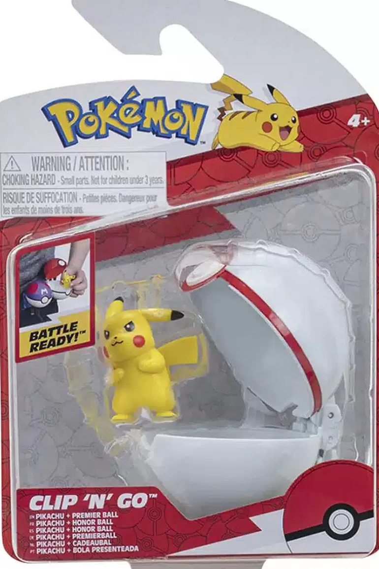 Pocket Monster Pokémon Figurer-Sej Pikachu & Premier Ball
