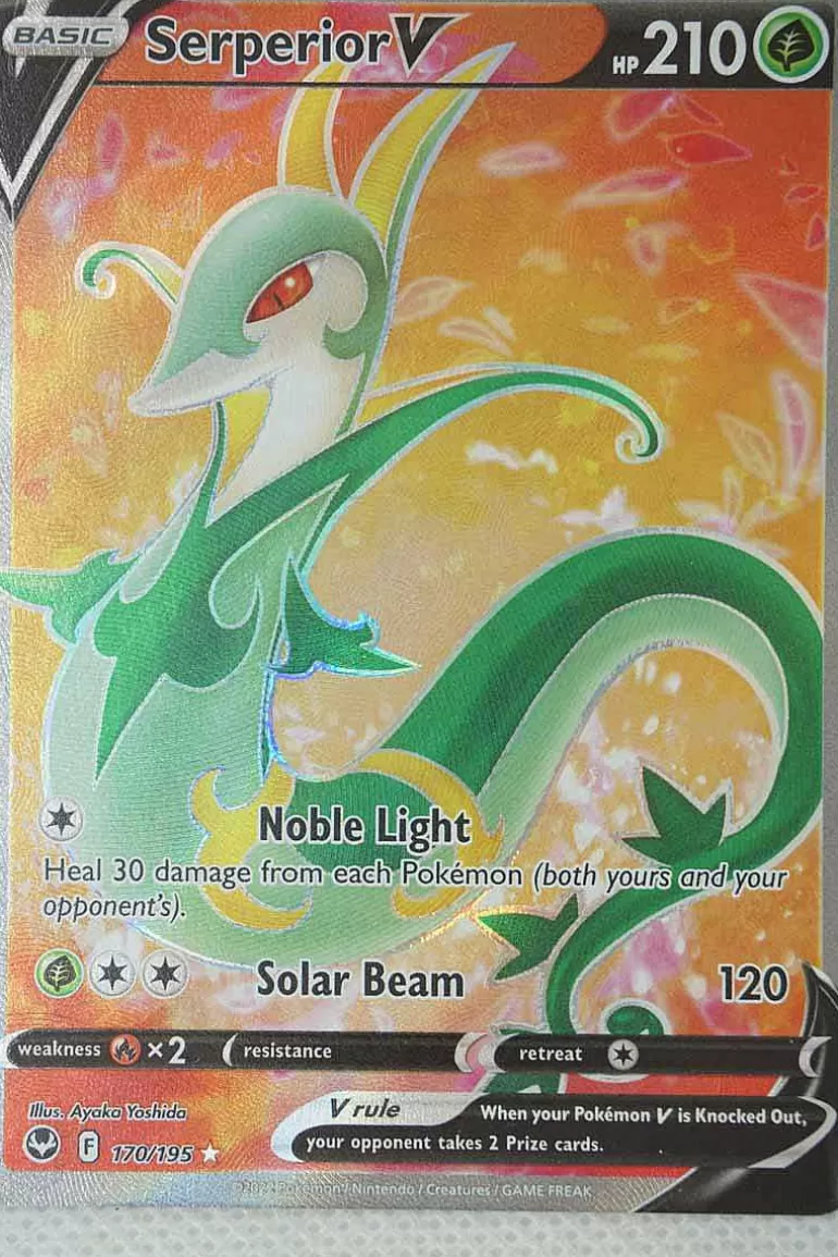 Pocket Monster Pokémon Kort-Serperior V 170/195 Full Art