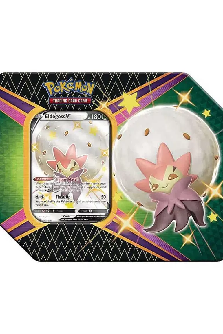 Pocket Monster Pokémon Kort-Shining Fates V Tin Med Eldegoss