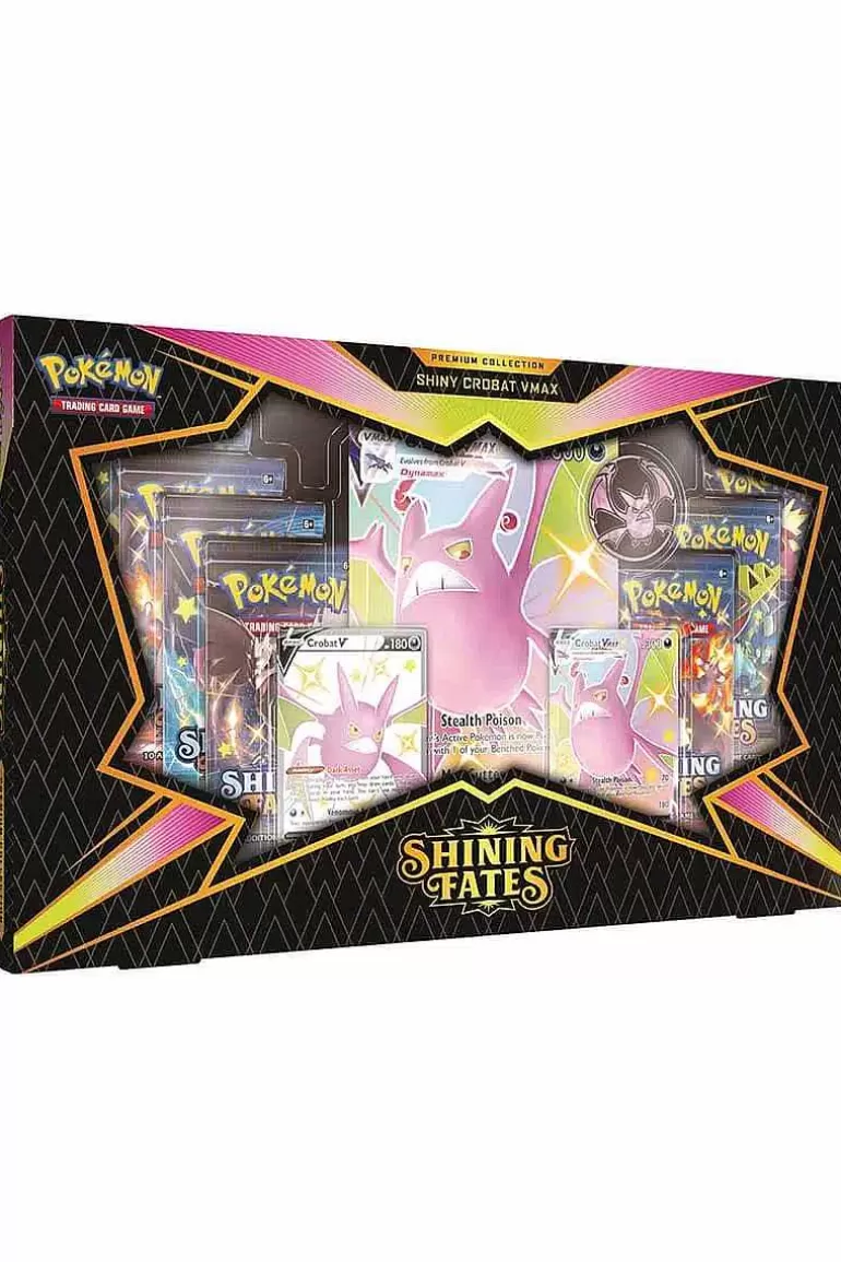 Pocket Monster Pokémon Kort-Shining Fates Vmax Premium Collection Med Shiny Crobat
