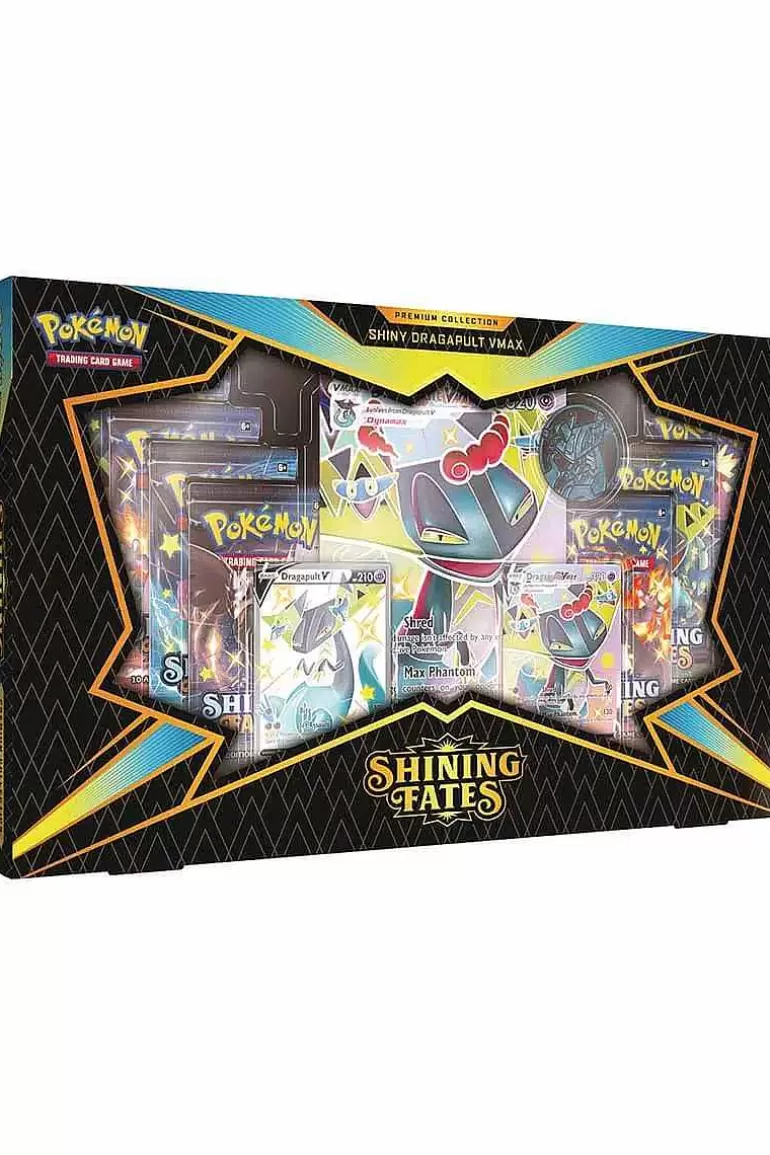 Pocket Monster Pokémon Kort-Shining Fates Vmax Premium Collection Med Shiny Dragapult