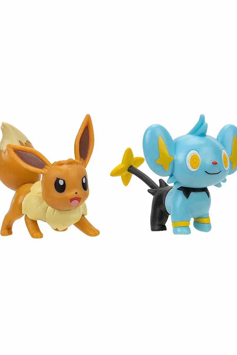 Pocket Monster Pokémon Figurer-Shinx Og Eevee Battle Figurer