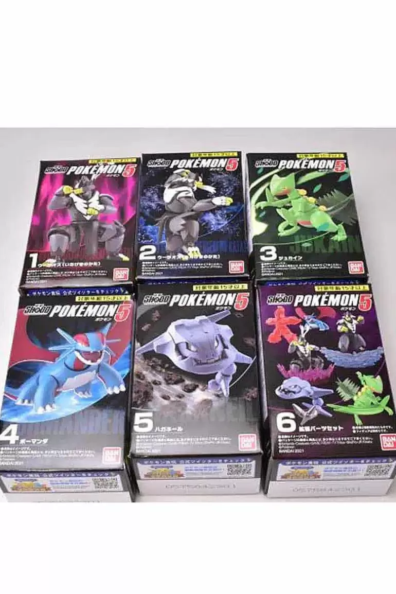Pocket Monster Pokémon Figurer-Shodo 6 Sma Japanske Figurpakker