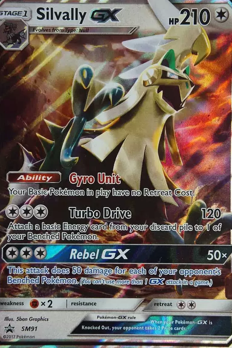 Pocket Monster Pokémon Kort-Silvally Gx Sm91