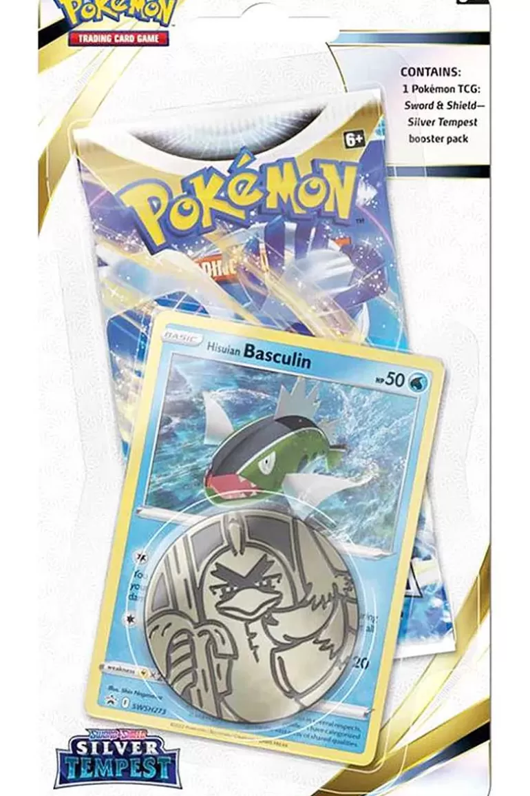 Pocket Monster Pokémon Kort-Silver Tempest Blisterpakke Med Hisuian Basculin