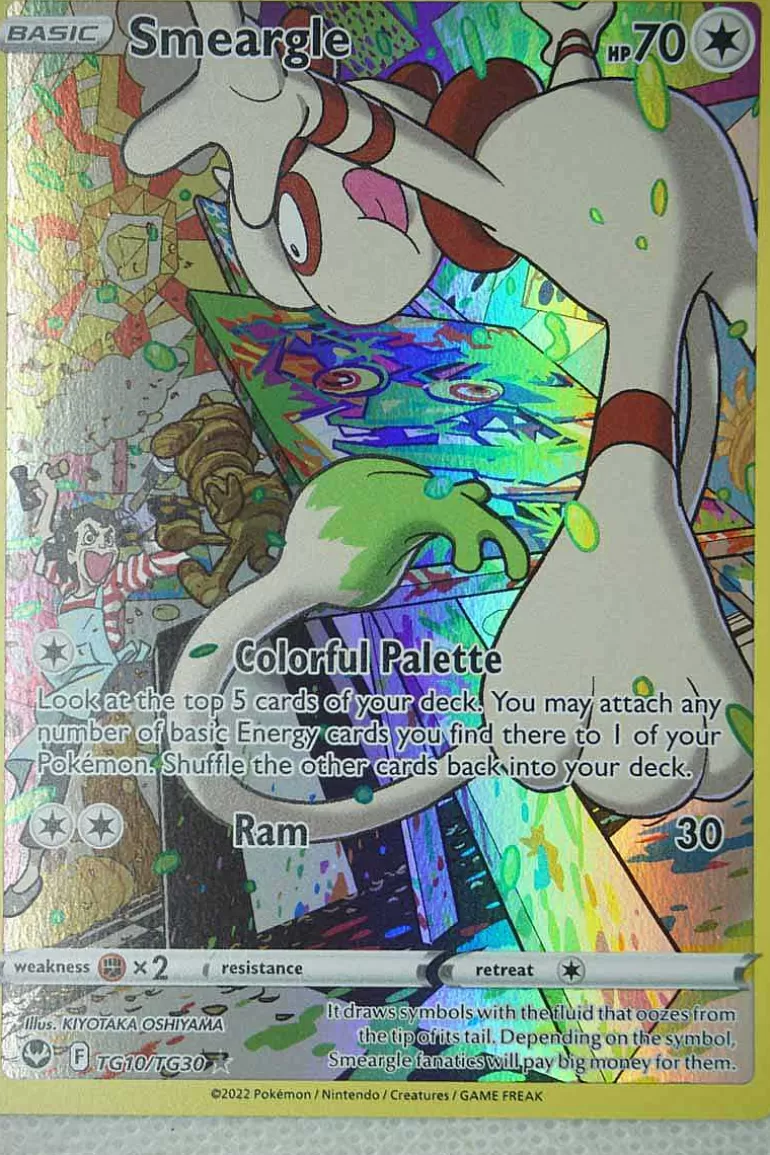 Pocket Monster Pokémon Kort-Smeargle Tg10/Tg30 Holo Rare
