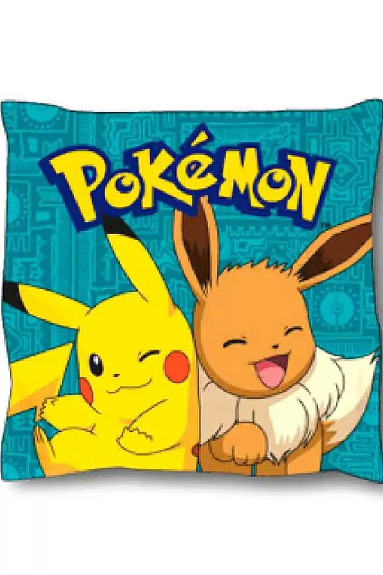 Pocket Monster Pokémon Til Børneværelset-Sod Pokemon Pude Med Eevee Og Pikachu