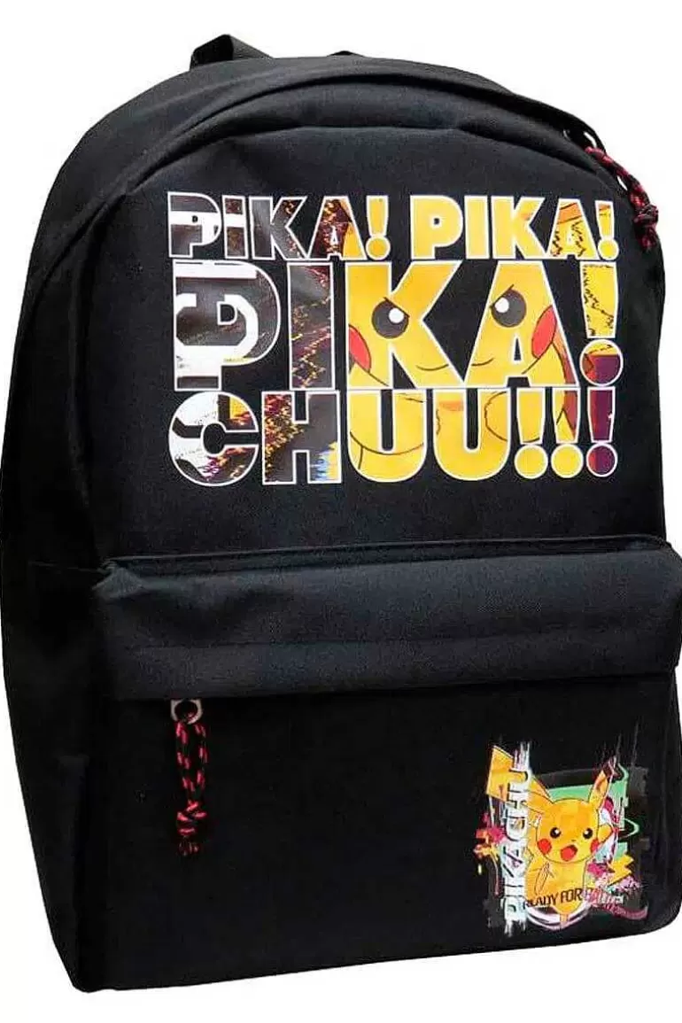 Pocket Monster Pokémon Skoleudstyr-Sort Pikachu Taske