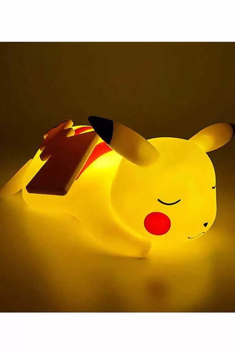 Pocket Monster Pokémon Til Børneværelset-Sovende Pikachu Led Lampe