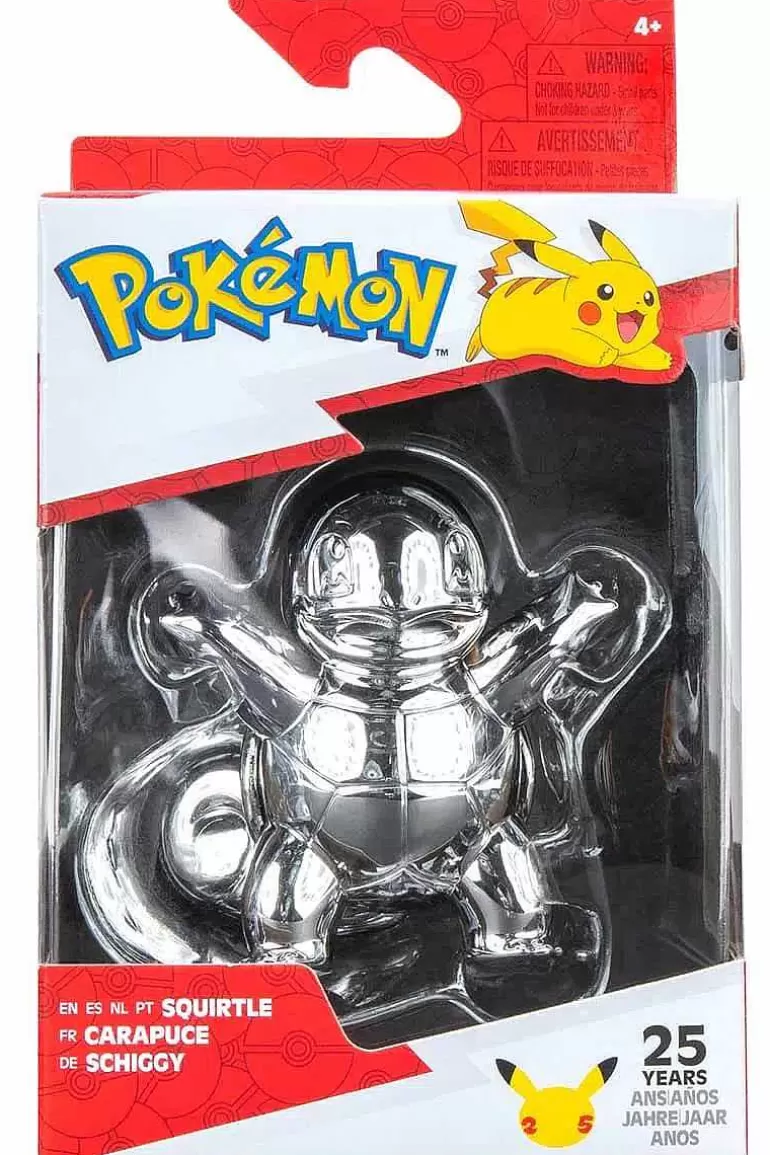 Pocket Monster Pokémon Figurer-Squirtle 25 Ars Jubilaeums Solv Figur
