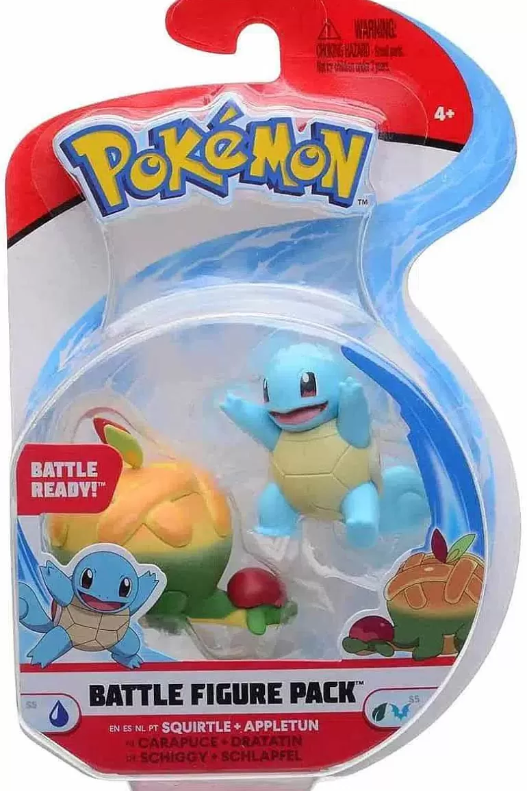 Pocket Monster Pokémon Figurer-Squirtle & Appletun Figurer