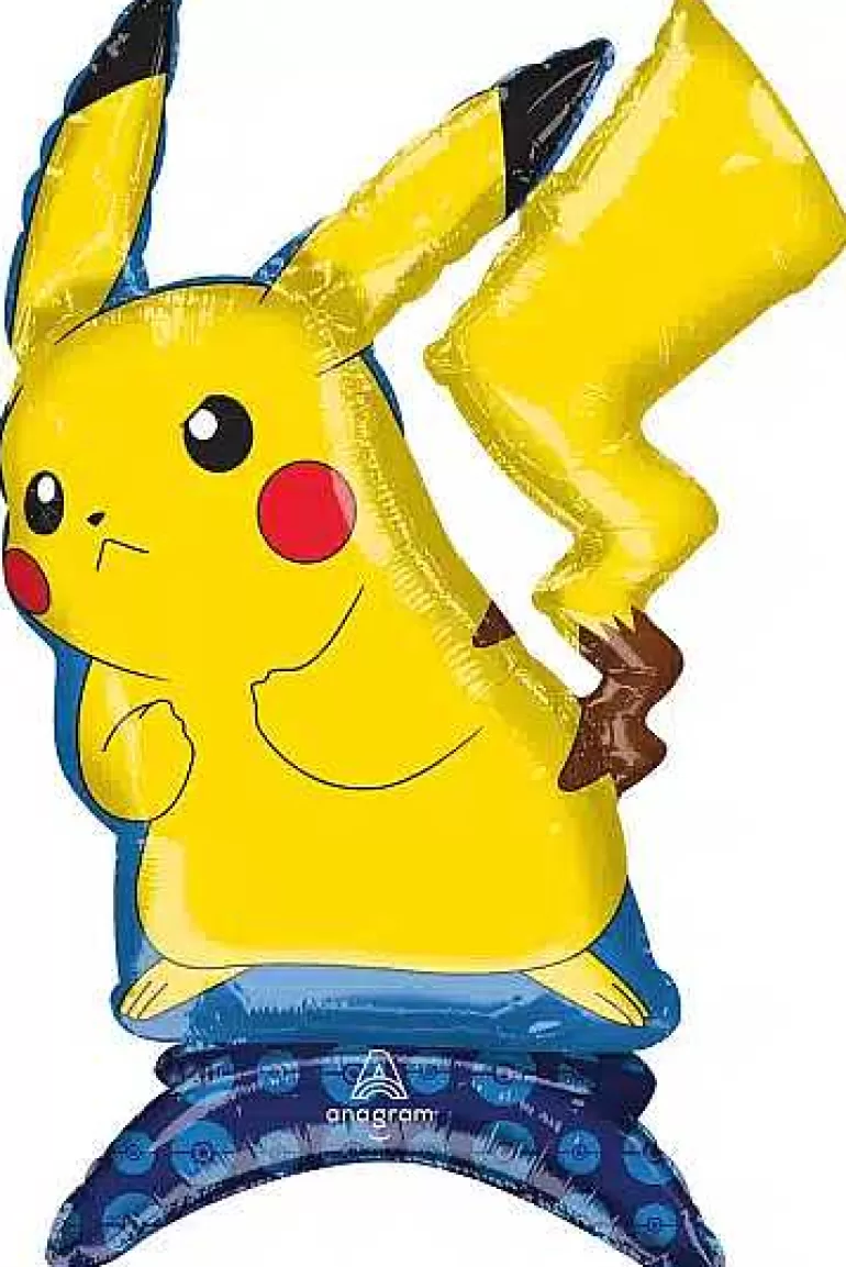 Pocket Monster Pokémon Til Børneværelset-Stor Pikachu Ballon 60 Cm