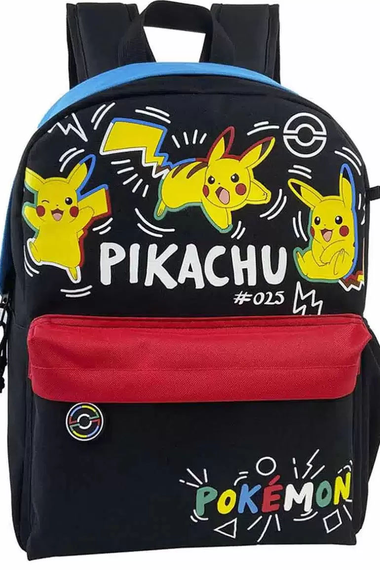 Pocket Monster Pokémon Skoleudstyr-Stor Pikachu Og Poke Ball Taske