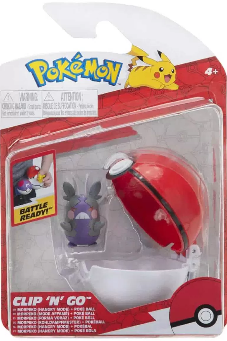 Pocket Monster Pokémon Figurer-Sur Morpeko Og Poke Ball