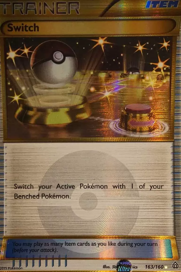 Pocket Monster Pokémon Kort-Switch 163/160 Secret Rare