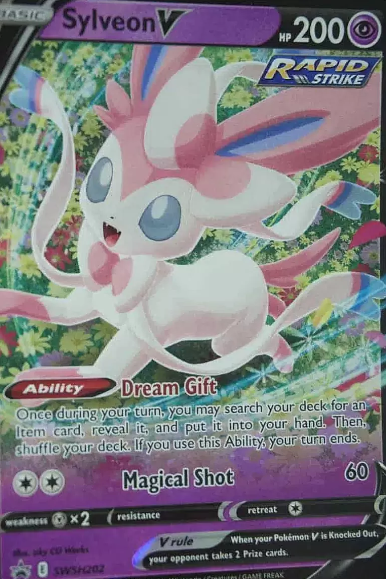 Pocket Monster Pokémon Kort-Sylveon V Swsh202