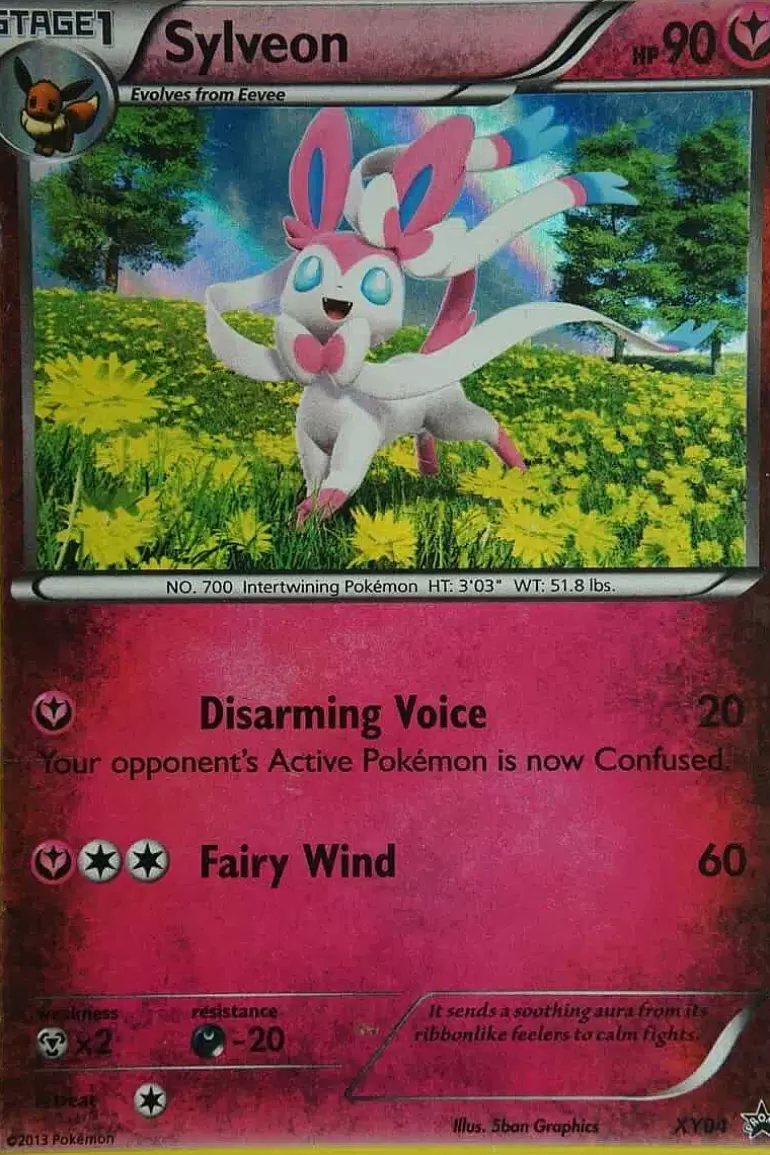 Pocket Monster Pokémon Kort-Sylveon Xy04 Holo Promo