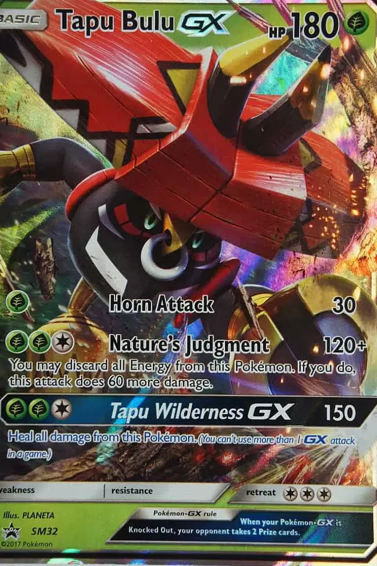 Pocket Monster Pokémon Kort-Tapu Bulu Gx Sm32