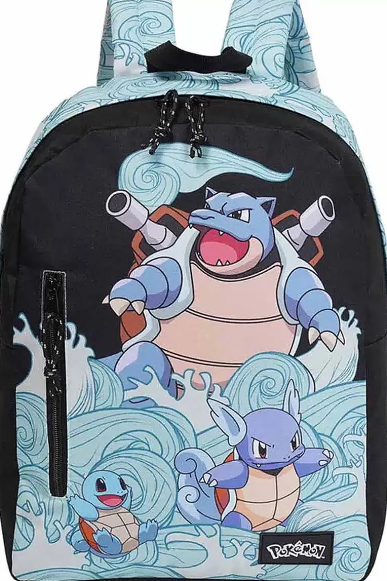 Pocket Monster Pokémon Skoleudstyr-Taske Med Blastoise, Wartortle Og Squirtle