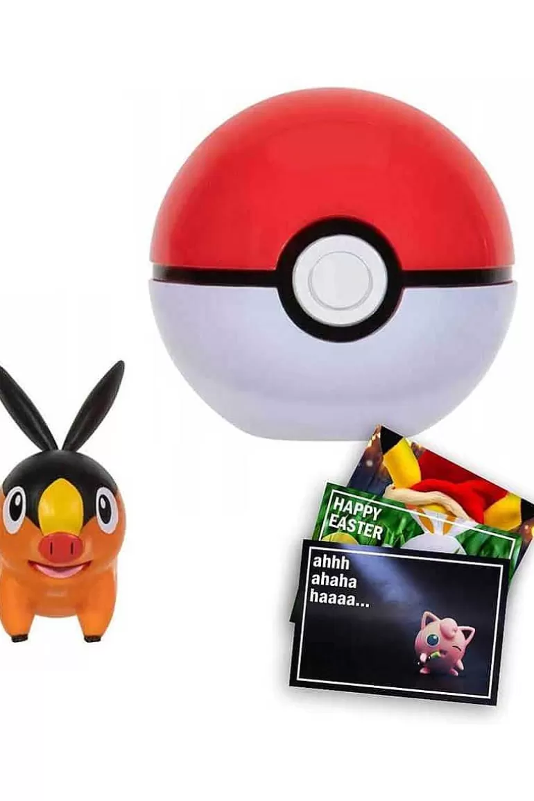 Pocket Monster Pokémon Figurer-Tepig Og Poke Ball