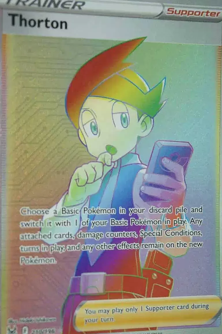 Pocket Monster Pokémon Kort-Thorton 210/196 Hyper Rare