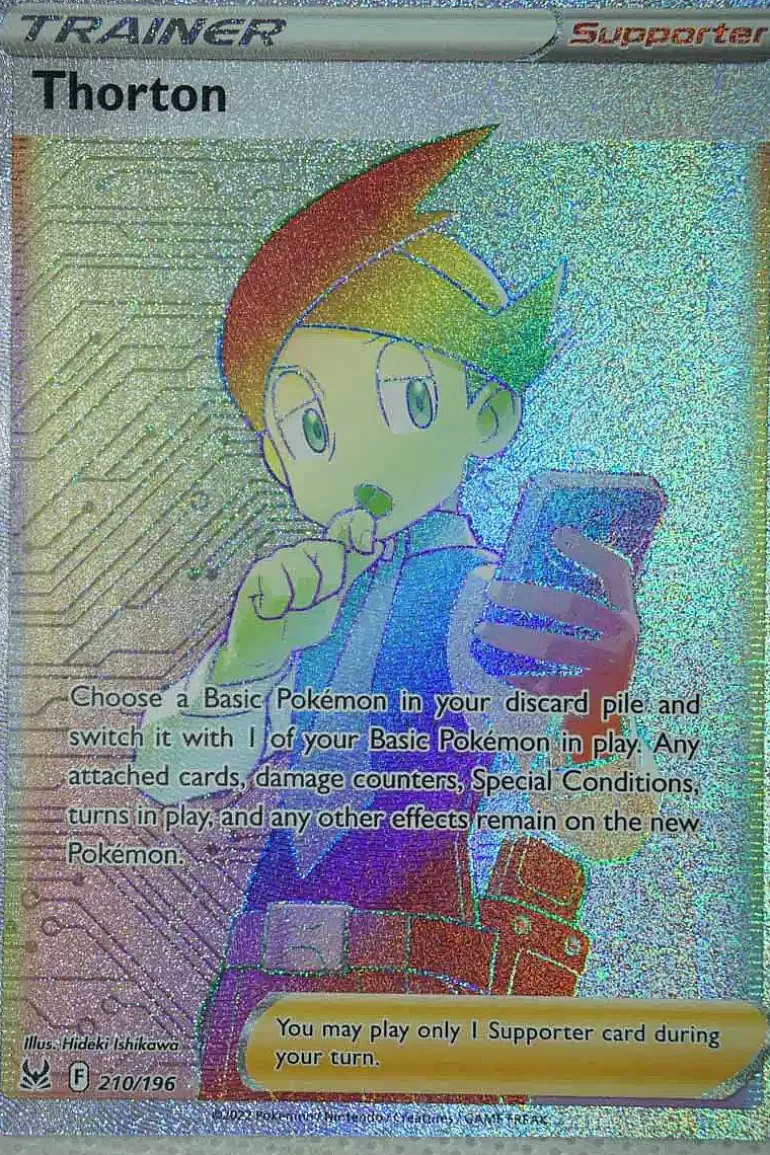 Pocket Monster Pokémon Kort-Thorton 210/196 Hyper Rare