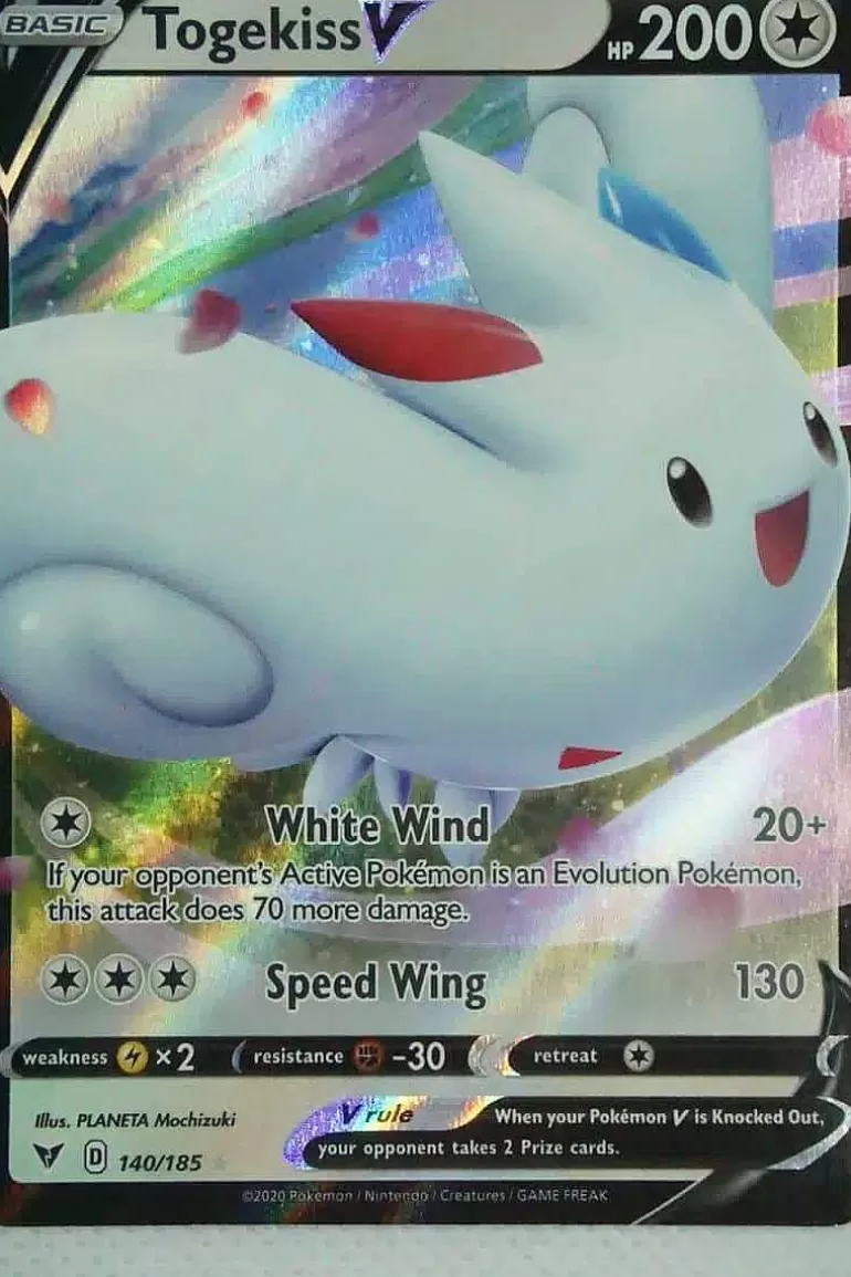 Pocket Monster Pokémon Kort-Togekiss V 140/185