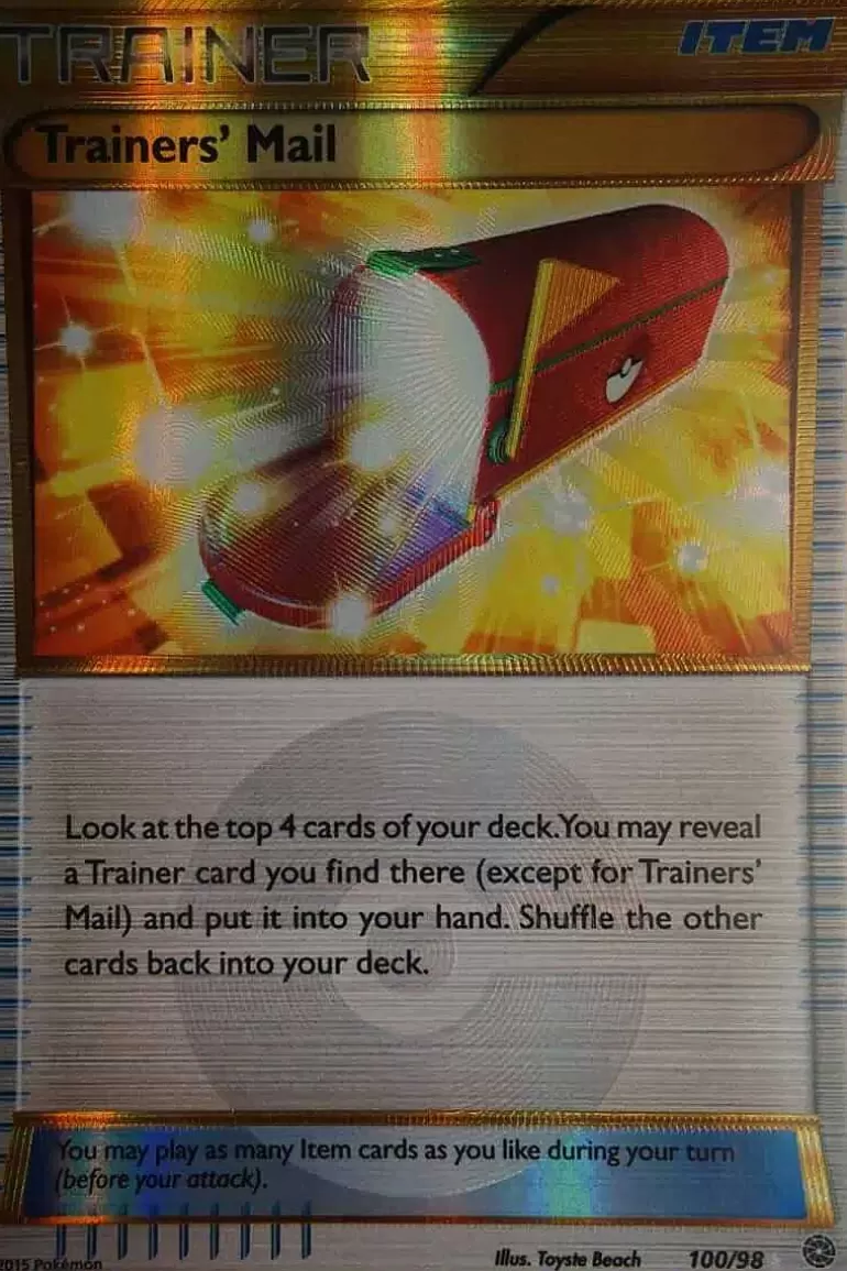 Pocket Monster Pokémon Kort-Trainers' Mail 100/98 Secret Rare