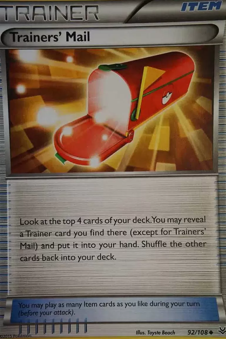 Pocket Monster Pokémon Kort-Trainers' Mail 92/108