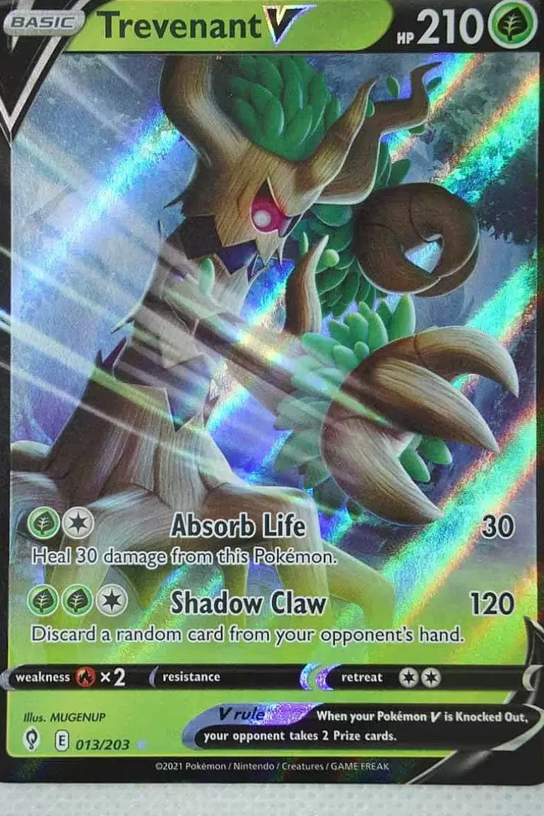 Pocket Monster Pokémon Kort-Trevenant V 13/203