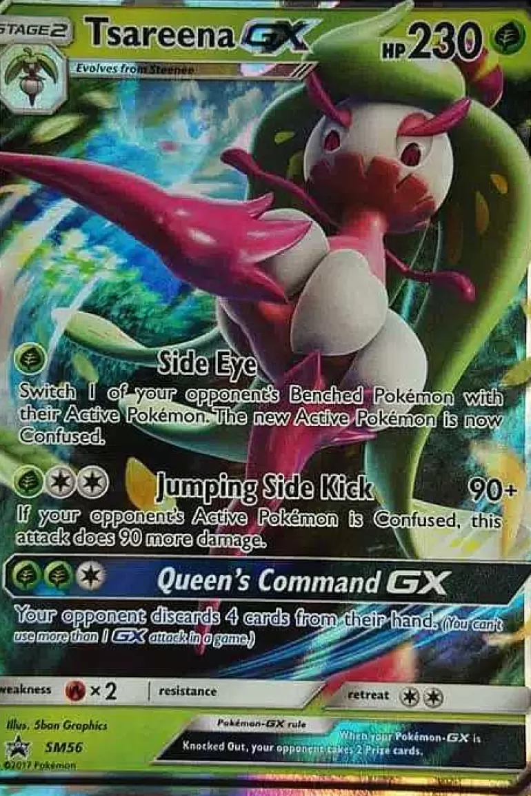 Pocket Monster Pokémon Kort-Tsareena Gx Sm56