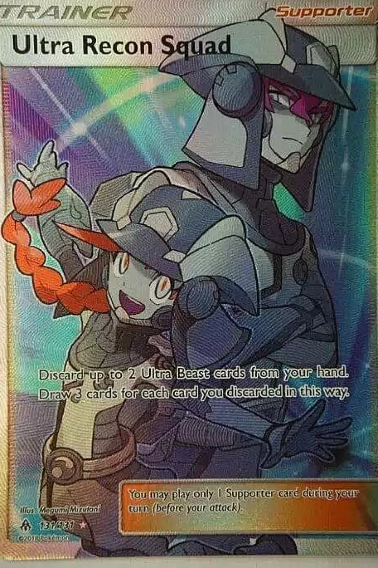Pocket Monster Pokémon Kort-Ultra Recon Squad 131/131 Full Art