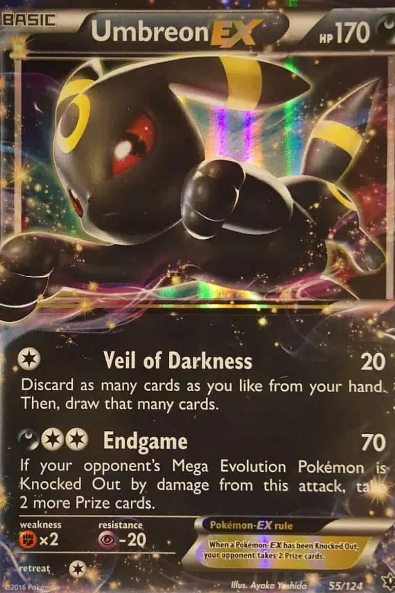 Pocket Monster Pokémon Kort-Umbreon Ex 55/124