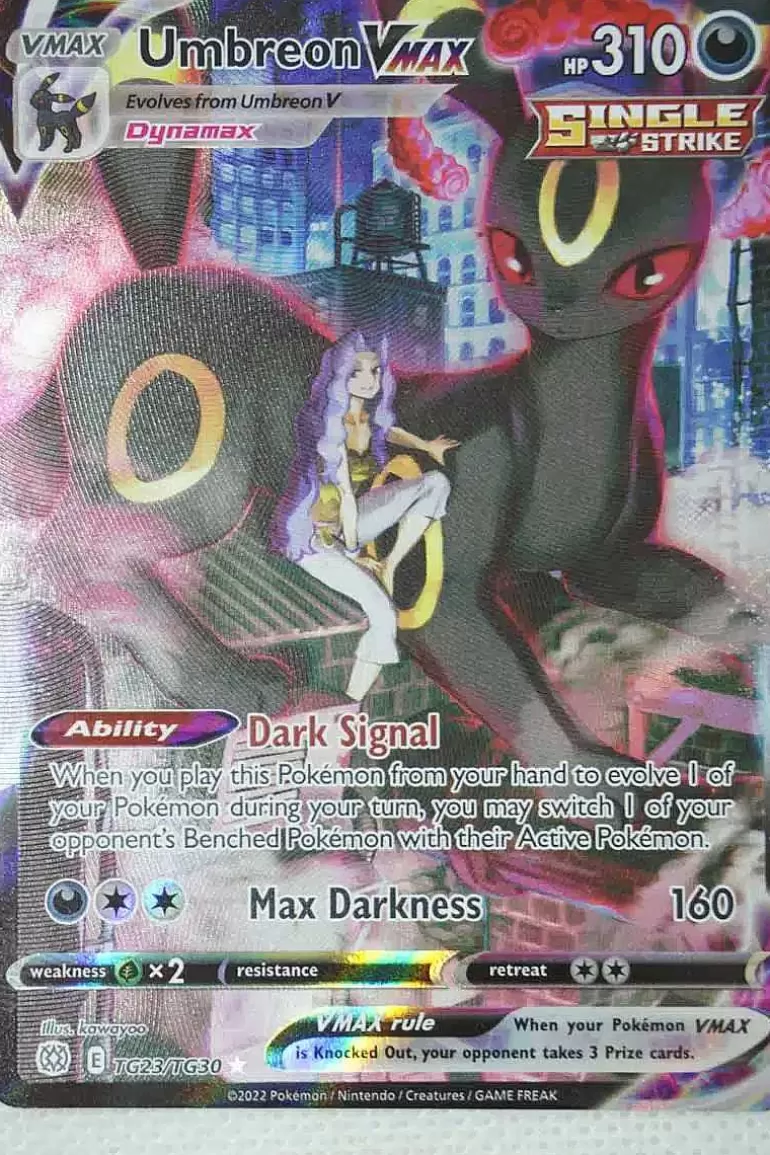 Pocket Monster Pokémon Kort-Umbreon Vmax Tg23/Tg30