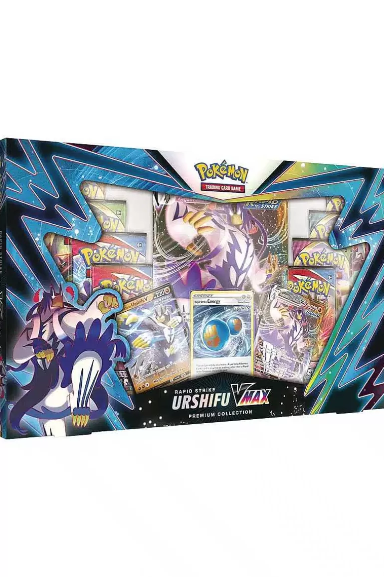 Pocket Monster Pokémon Kort-Urshifu Rapid Strike Vmax Premium Collection