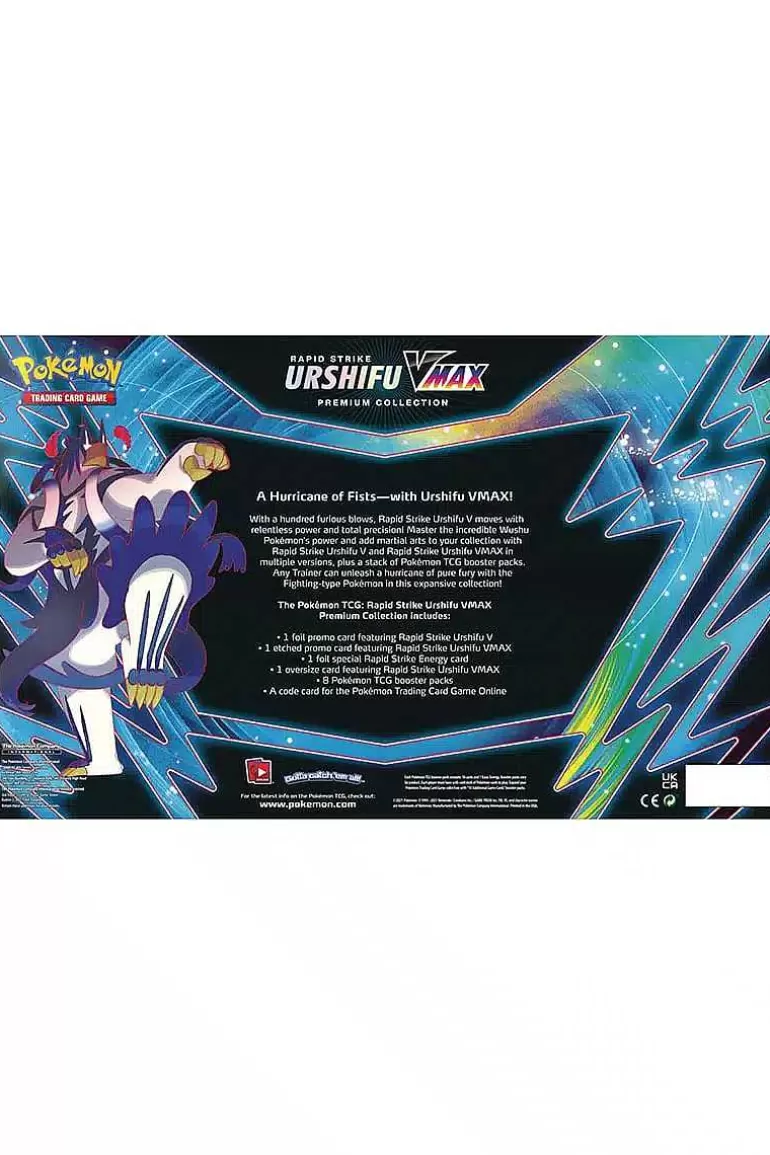 Pocket Monster Pokémon Kort-Urshifu Rapid Strike Vmax Premium Collection
